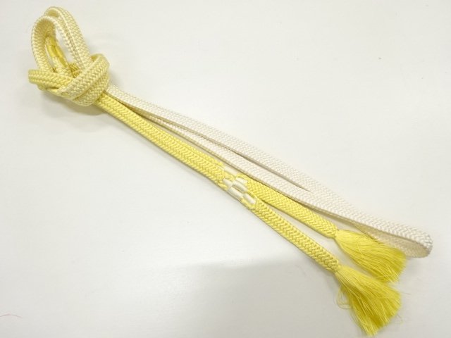 JAPANESE KIMONO / HANDTIED OBIJIME CORD